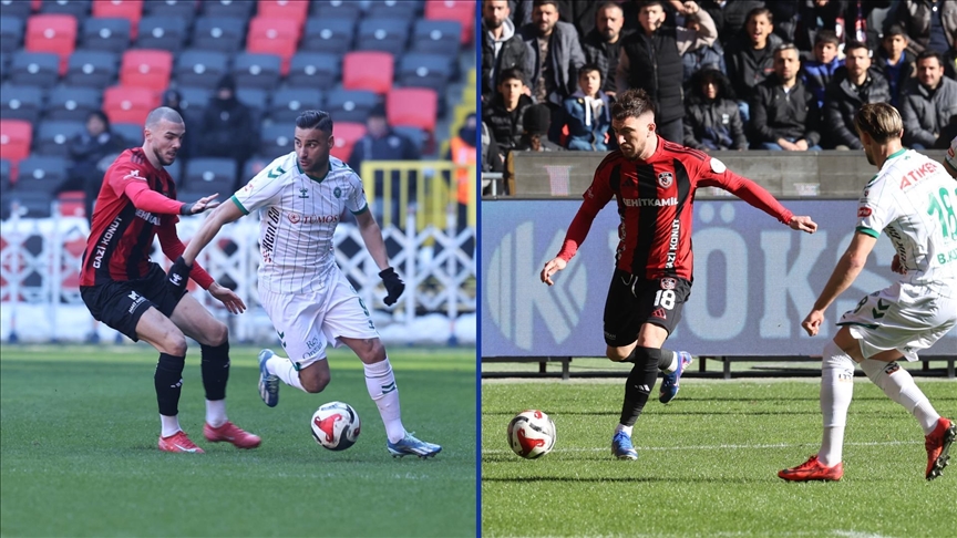 Gaziantep FK kendi sahasında Konyaspor ile 1-1 berabere kaldı