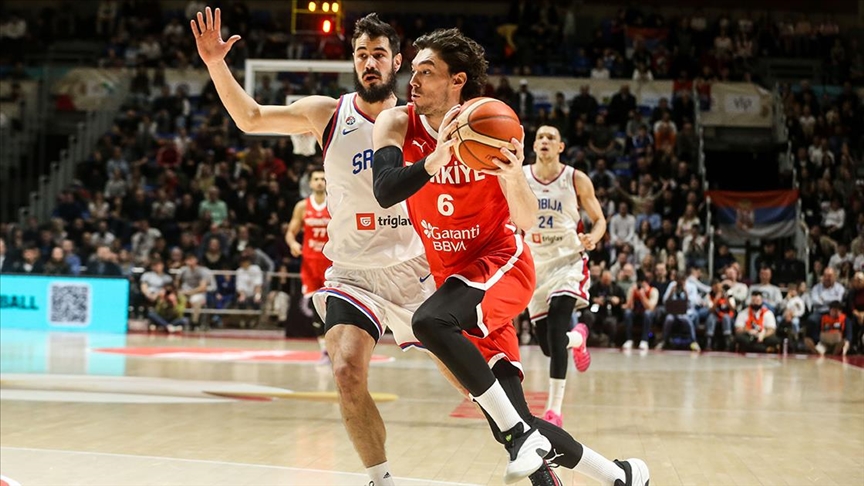 A Milli Erkek Basketbol Takımı, 2027 Dünya Kupası elemelerinde Sırbistan'ı deplasmanda yendi