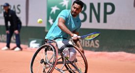 Para tenisçi Ahmet Kaplan, Fransa Açık'ta adını finale yazdırdı